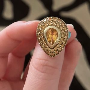Citrine ring 10k gold